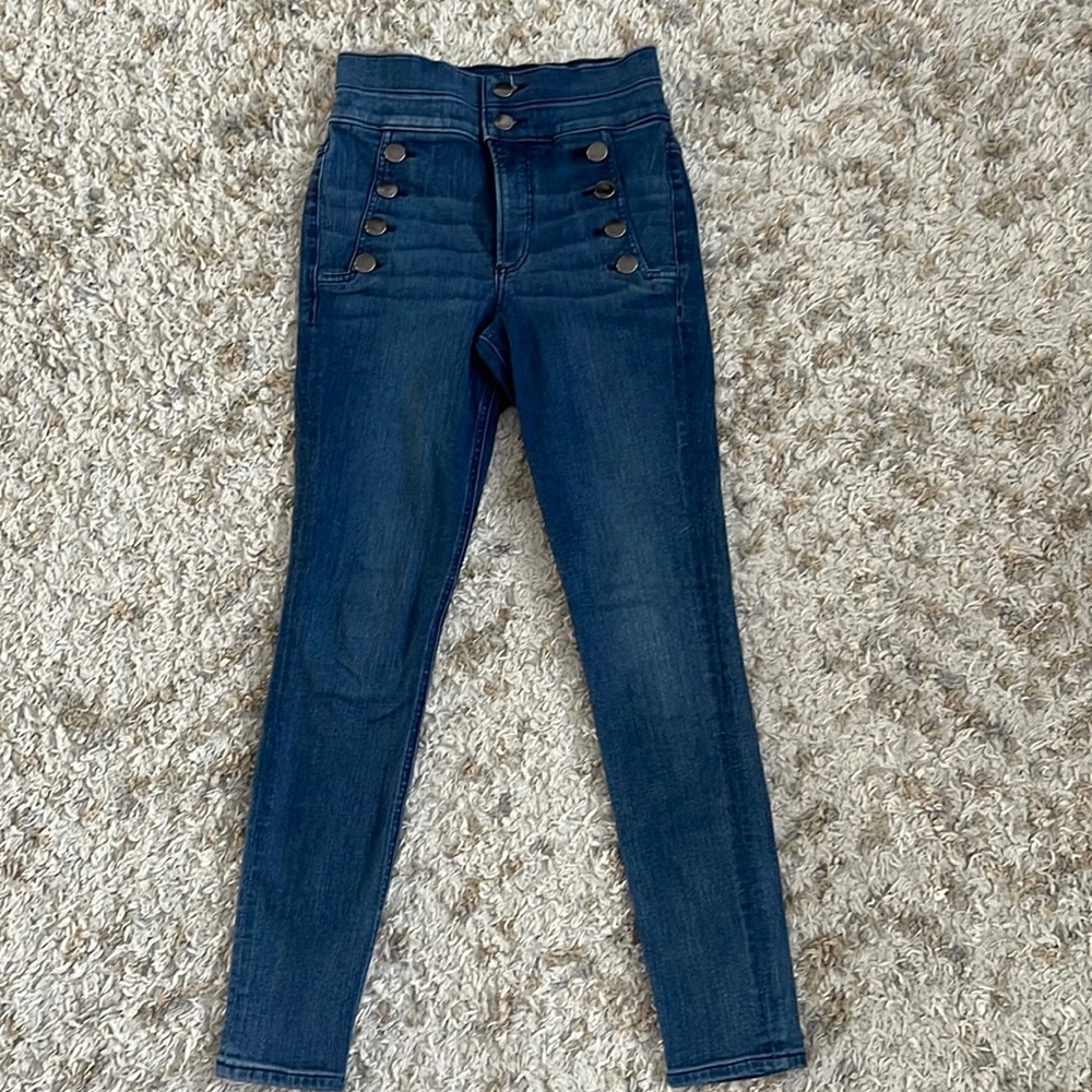 Express Jeans super high rise size 0